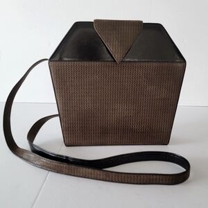Neiman- Marcus  Crossbody Bag, Black/ Brown